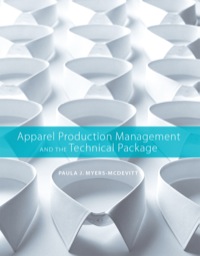 Apparel Production Management and the Technical Package - Orginal Pdf